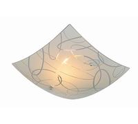 TRIO LIGHTING ITALIA PLAFONIERA SPIRELLI DA SOFFITTO ATTACCO GRANDE E27 IN VETRO