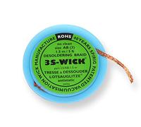 Spirig WICK2.2-1.5 3S-Wick Treccia di dissaldatura, larghezza 2,2 mm su 1,5 m, bobina antistatica