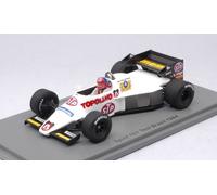 1:43 SPARK Spirit F1 101 #0 Test Brazil 1984 E.Fittipaldi White S3925