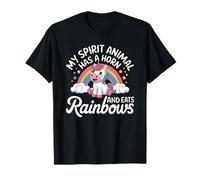 Spirit Animal Has A Horn Unicorn Animal Lovers Cute Unicorns Maglietta