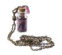 Spirit of Avalon - Catena con ciondolo Biberon/Bottiglia/Miniblings con polvere di stelle Star dust polvere di fata cielo lacrime