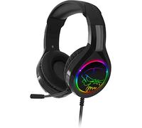SPIRIT OF GAMER - PRO-H8 - Audio Pro Gamer Cuffie - Pelle simulata - Microfono flessibile - Retroilluminazione a LED RGB Rainbow per Cuffie - PC multipiattaforma PS5 / XBOX X / PS4 / XBOX ONE