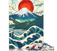 Spirit of Japan Mt Fuji Puzzle Impossible 1000Pcs Decorazione Per La Casa. Rilassamento E Intelligence Per Adulti E Ragazzi Da 14 Anni 1000pcs (75x50cm)
