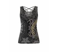 SPIRIT OF OM Yogatank Maui da donna nero | S