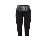 SPIRIT OF OM Yogatight da donna Capri Madhya 3/4 nero | L