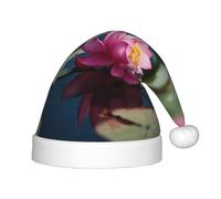 Spirit Of The Lotus - Cappello di Babbo Natale in peluche, comodo cappello di Natale per bomboniere di Natale, adatto per adolescenti