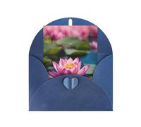 Spirit of the Lotus - Espositore per biglietti di auguri, interno vuoto, biglietti di auguri per feste di compleanno