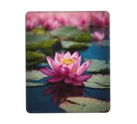 Spirit of The Lotus - Sottomano da scrivania, lavabile, per ufficio/gioco/scrittura, base in gomma, superficie in poliestere