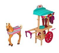 Spirit -Playset Festival a Miradero Carretto con Attrezzatura da Equitazione, Pony e Accessori, Giocattolo per Bambini 3+ Anni, GXF70
