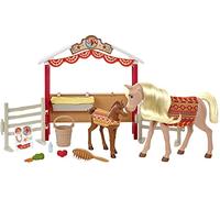 Spirit-Playset Piccola Stalla con Cavallo, Puledro, Paddok e