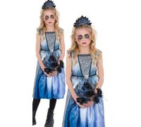 Spirit Sposa Fantasma Zombie Costume Ragazze Costume da Halloween Bambini Età 4