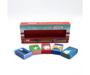 SPIRITED AWAY ERASERS SET CANCELLERIA STUDIO GHIBLI
