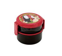 Spirited Away Two Layer Round Shape Contenitore Per Il Pranzo No Face Dark Red Skater