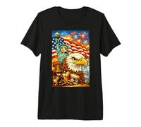 Spirito Americano di libertà Maglietta Premium