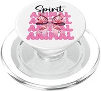 Spirito Animale Fenicottero Ragazza Mamma Rosa Coquette Bow PopSockets PopGrip per MagSafe
