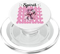 Spirito Animale Fenicottero Ragazza Mamma Rosa Coquette Bow PopSockets PopGrip per MagSafe