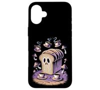 Spirito del pane infestato - Toast surreale con funghi e tè Custodia per iPhone 16 Plus