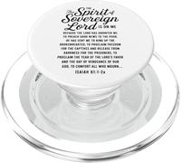 Spirito del Sovrano Signore Isaia 61 Versetti Biblici Scrittura PopSockets PopGrip per MagSafe