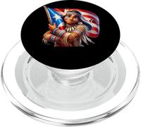 Spirito della bandiera dei nativi americani portoricani PopSockets PopGrip per MagSafe