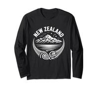 Spirito di Aotearoa | Cultura del kiwi e paesaggio della Nuova Zelanda Maglia a Manica
