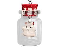 Spirito in una bottiglia,Collana con ciondolo "Spirito in una bottiglia" - Catena fantasma - Spirito intrappolato in una bottiglia, Collana Spirito in una bottiglia Ciondolo Decorativo, Spirito in una