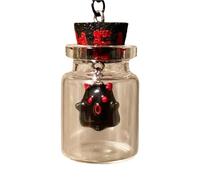 Spirito in una bottiglia,Collana con ciondolo "Spirito in una bottiglia" - Catena fantasma - Spirito intrappolato in una bottiglia, Collana Spirito in una bottiglia Ciondolo Decorativo, Spirito in una