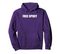 Spirito Libero Felpa con Cappuccio, Unisex per Adulti, Viola, XXL