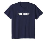 Spirito Libero Maglietta, Bambini, Navy, 10 Anni