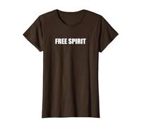 Spirito Libero Maglietta, Donna, Marrone, XS