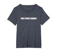 Spirito Libero Sempre Maglietta, Donna Plus-Size, Pervinca, 3X