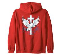 Spirito Santo Colomba Lode Gesù Battesimo di Gesù Felpa con Cappuccio