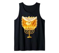 Spirito Santo Fuoco Menorah Shavuot Pentecoste Canotta