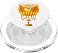 Spirito Santo Fuoco Menorah Shavuot Pentecoste PopSockets PopGrip per MagSafe
