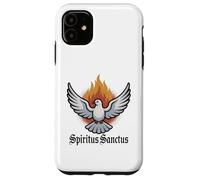 Spirito Santo & Pentecoste Colomba Cattolica Latina Messa Custodia per iPhone 11