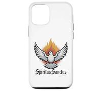 Spirito Santo & Pentecoste Colomba Cattolica Latina Messa Custodia per iPhone 12/12 Pro
