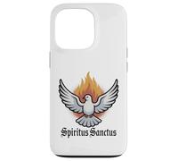 Spirito Santo & Pentecoste Colomba Cattolica Latina Messa Custodia per iPhone 13 Pro