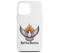 Spirito Santo & Pentecoste Colomba Cattolica Latina Messa Custodia per iPhone 13 Pro Max