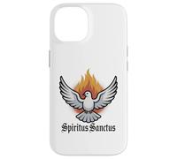 Spirito Santo & Pentecoste Colomba Cattolica Latina Messa Custodia per iPhone 14
