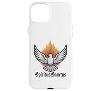 Spirito Santo & Pentecoste Colomba Cattolica Latina Messa Custodia per iPhone 15 Plus