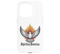 Spirito Santo & Pentecoste Colomba Cattolica Latina Messa Custodia per iPhone 15 Pro
