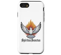 Spirito Santo & Pentecoste Colomba Cattolica Latina Messa Custodia per iPhone SE (2020) / 7/8