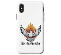 Spirito Santo & Pentecoste Colomba Cattolica Latina Messa Custodia per iPhone X/XS