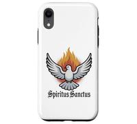 Spirito Santo & Pentecoste Colomba Cattolica Latina Messa Custodia per iPhone XR