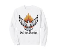 Spirito Santo & Pentecoste Colomba Cattolica Latina Messa Felpa