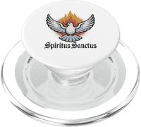 Spirito Santo & Pentecoste Colomba Cattolica Latina Messa PopSockets PopGrip per MagSafe