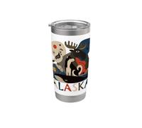 Spirito selvaggio dell'Alaska Bicchiere termico in acciaio inox doppia parete