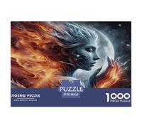Spirito simbiotico di fuoco e ghiaccioPuzzle Impossible 1000Pcs Decorazione Per La Casa. Rilassamento E Intelligence Per Adulti E Ragazzi Da 14 Anni 38x26cm/1000pcs