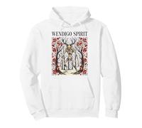 Spirito Wendigo Criptide Horror Folklore Foresta Felpa con Cappuccio