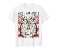 Spirito Wendigo Criptide Horror Folklore Foresta Maglietta