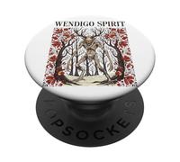 Spirito Wendigo Criptide Horror Folklore Foresta PopSockets PopGrip Adesivo